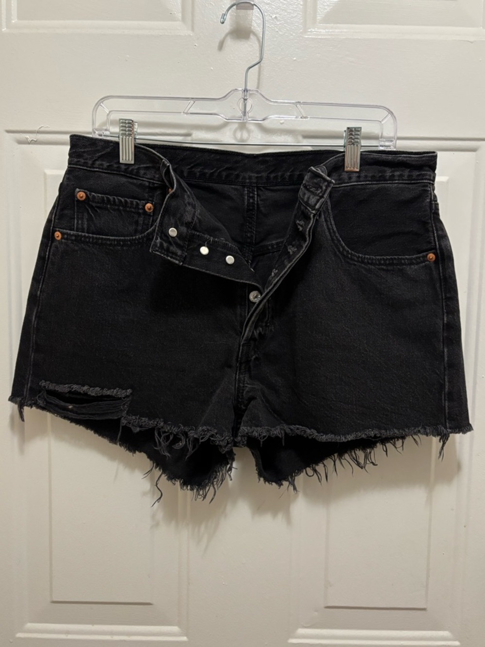 Levi's 501 Original Shorts- Lunar Black